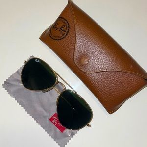 Adult 55mm Small Ray-Ban Aviators, non polarized